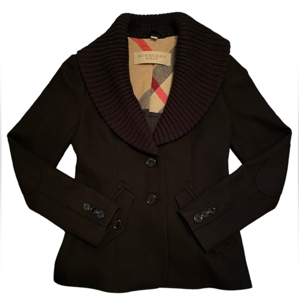 Burberry Brit Wool Peacoat